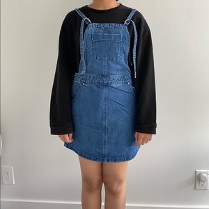Stradivarius Denim Dress Dungaree